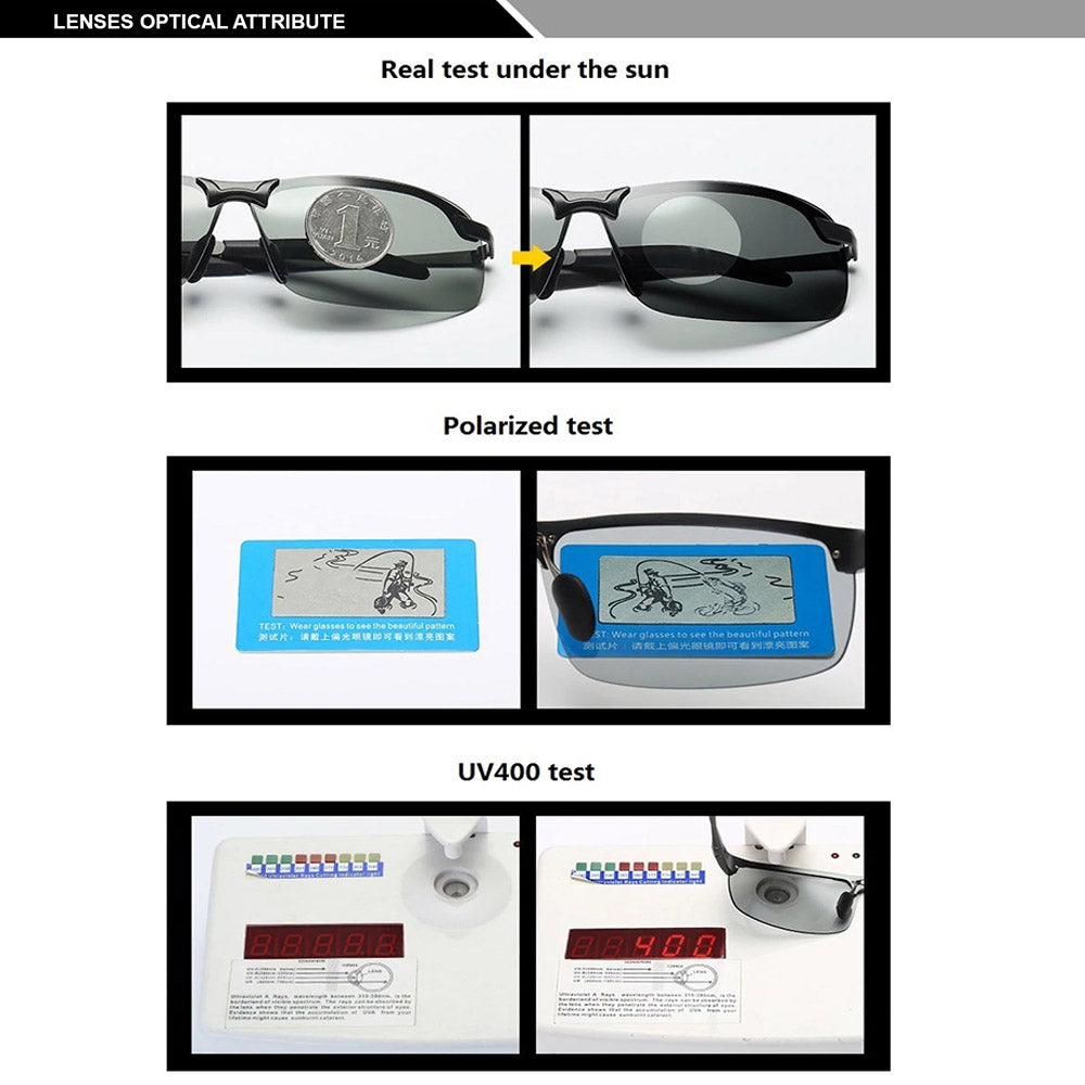 Duurzame aluminium zonnebril met complete UV-bescherming, perfect voor dagelijks gebruik unisex.