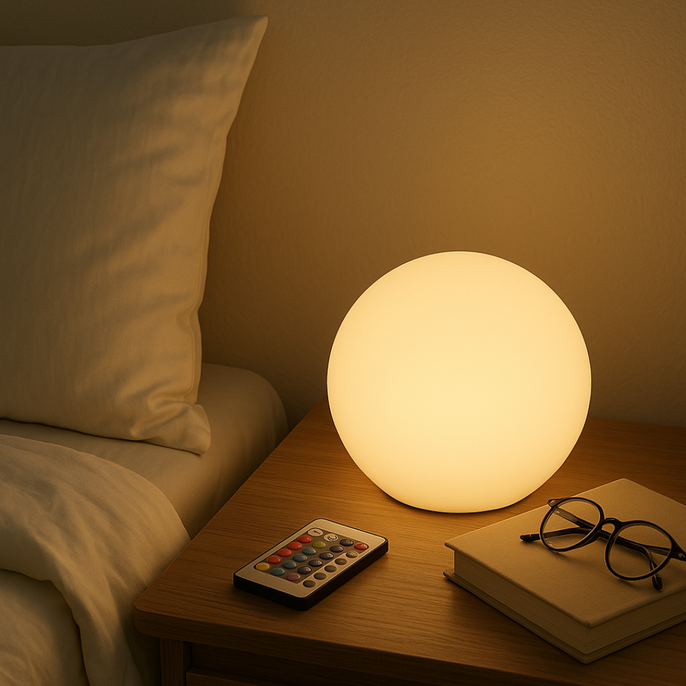 Draadloze LED tafellamp, oplaadbaar en kleurrijk; flexibele sfeerverlichting voor elke woonkamer.