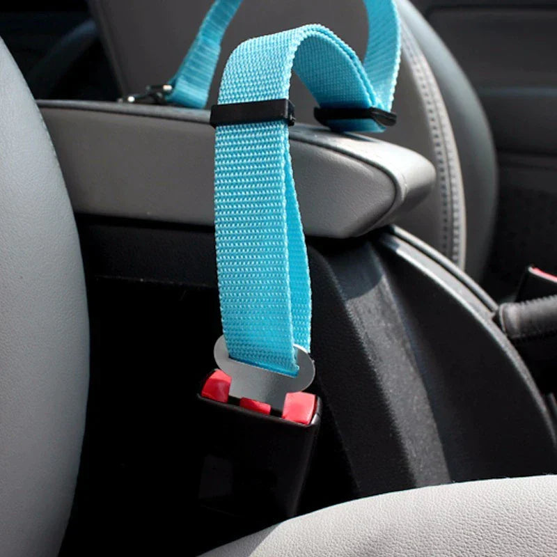 Comfortabele autogordel: Comfortabele nylon autogordel voor honden en katten. Optimaal reiscomfort en veiligheid in de auto.