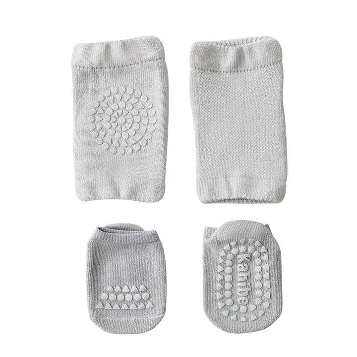 Duurzame baby kniebeschermers met anti-slip pads, perfect voor dagelijks kruiplezier en minder slijtage.