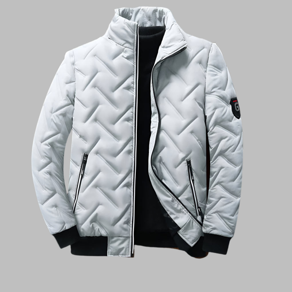 Lichtgewicht heren windjack met ritssluiting. Essentiële herenkleding en bovenkleding voor een casual look in herfst en winter.