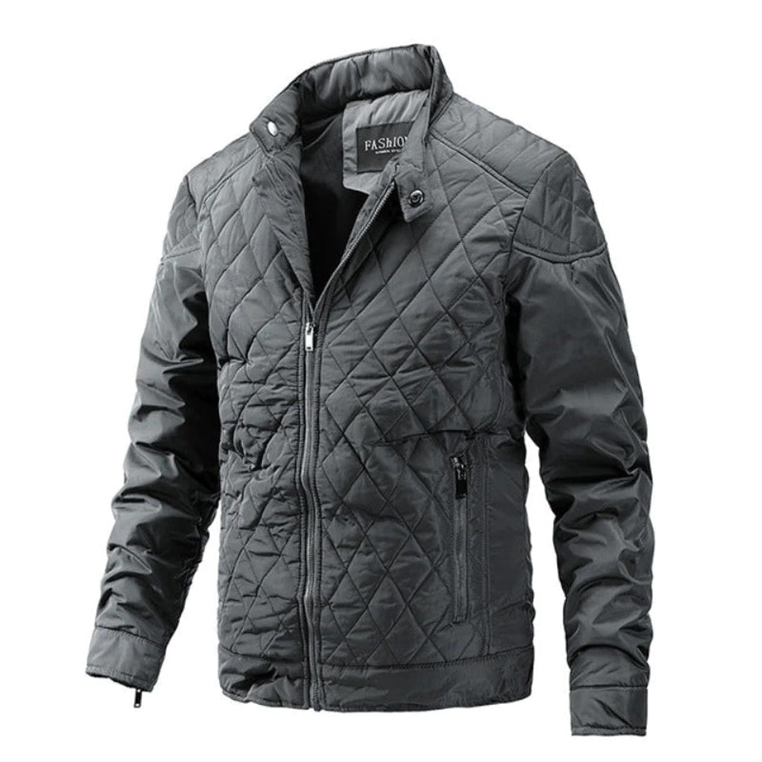 Casual maar stijlvolle herenjas, biedt comfort en warmte. Nieuwe bovenkleding collectie.