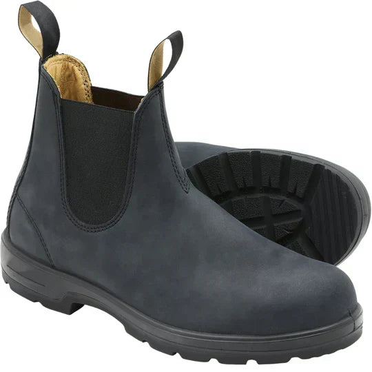 Comfortabele heren waterdichte Chelsea laarzen met flexibel slip-on ontwerp, geschikt voor herfst- en winterweer.
