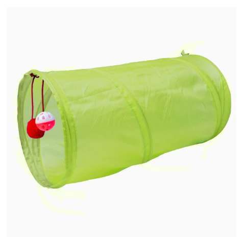 Lange, stevige kattenspeeltunnel voor katten en kittens, perfect voor verkenning en interactief spel.