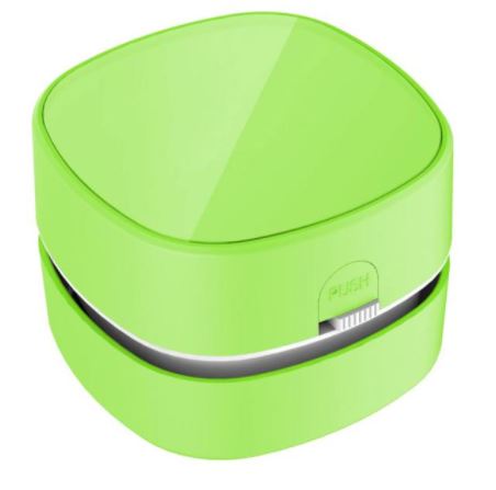 Compacte stofzuiger, handig voor het opruimen van huisdierenhaar en kleine rommel in huis.