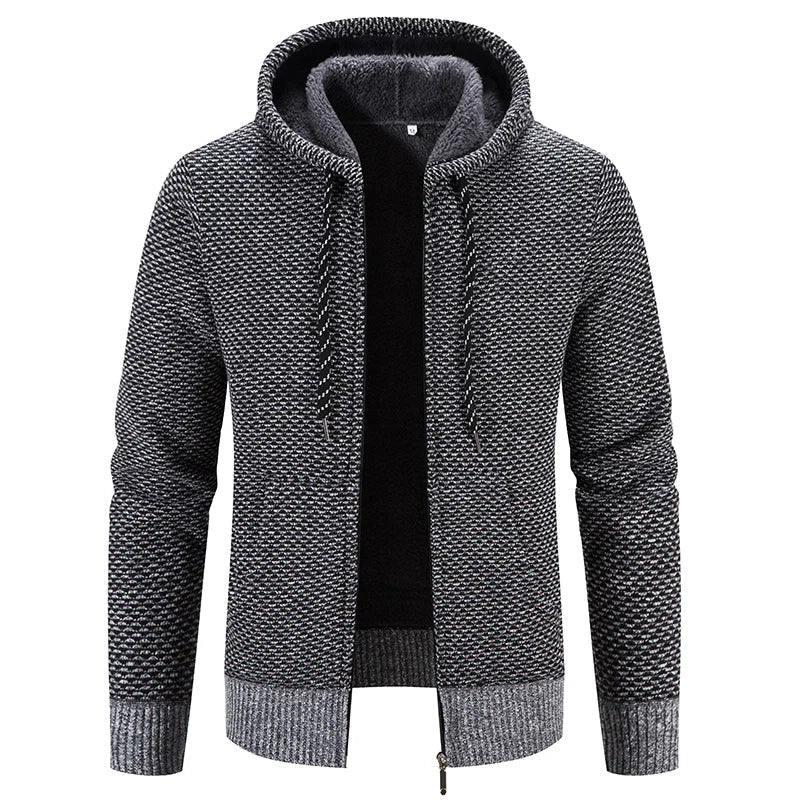 Heren vest met capuchon voor streetstyle, casual herenmode. Warm, comfortabel en dagelijks draagbaar.
