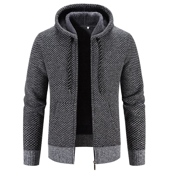 Heren vest met capuchon voor streetstyle, casual herenmode. Warm, comfortabel en dagelijks draagbaar.