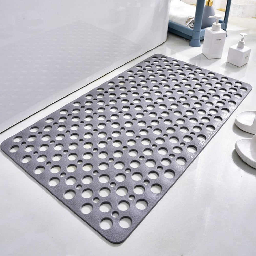 Voorkom uitglijden met deze comfortabele PVC antislip douchemat, schimmelbestendig en veilig.
