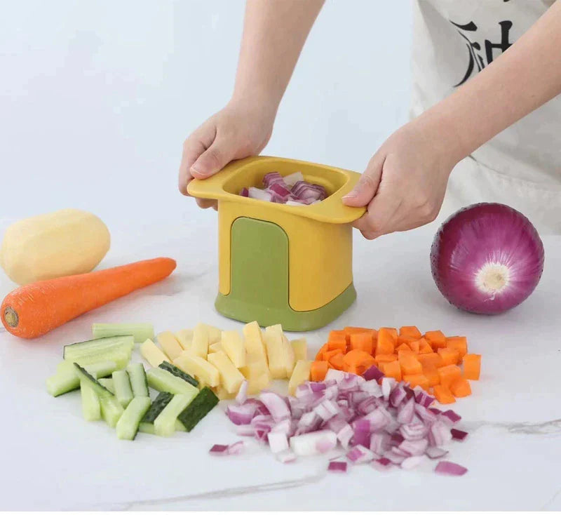 Bespaar tijd in de keuken met deze groente hakker. Hak, snijd en bereid maaltijden moeiteloos en snel.