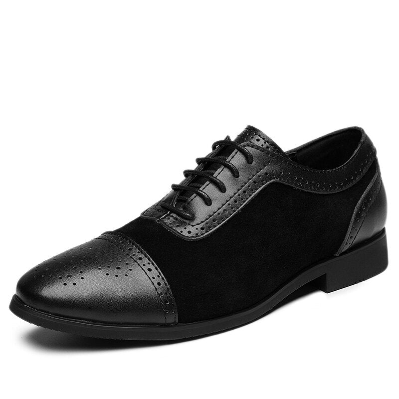 Duurzame leren herenschoenen, klassiek en comfortabel, perfect voor zakelijk gebruik en herenmode.