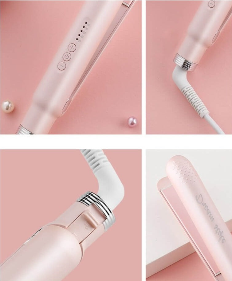 HairToolz™ 2-in-1 haarstyling tool, compact en ideaal voor reizen. Perfect voor dames, overal mooi haar.