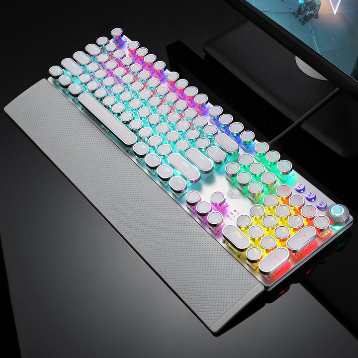 Stijlvol Mechanisch Toetsenbord Punk, een essentieel pc accessoire voor gamers en professionals.