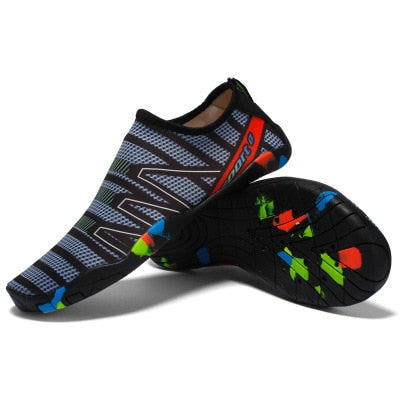Ademende unisex zwemschoenen, essentieel voor veilige voetbescherming tijdens zwemmen en outdoor plezier.