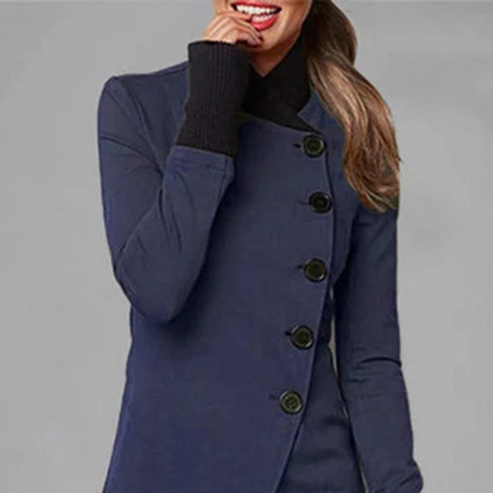 Comfortabele dames warme winterjas, DiedesJacket model. Stijlvolle en praktische jas voor elke outfit.