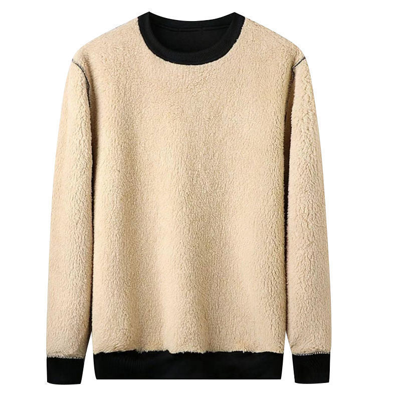Warme gevoerde dames trui (KarasShirt) in grijs of zwart. Zachte winterkleding voor extra comfort en lange mouwen.