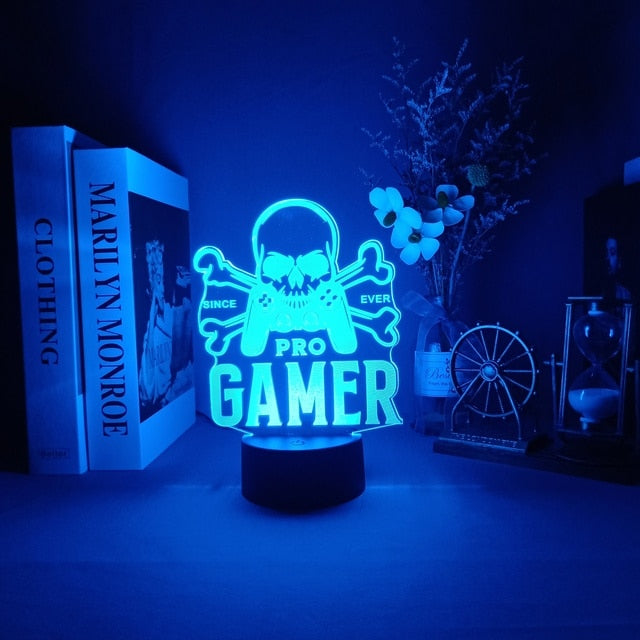 Sfeerverhogende gaming lamp met LED verlichting; een must-have voor elke gamer's kamer.