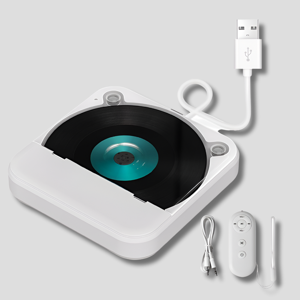 Compacte draagbare auto-cd-speler met USB/AUX, levert hifi audio voor onderweg in uw voertuig.