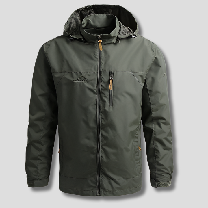 Heren outdoorjas, weerbestendig en ademend, ideaal voor wandelen en reizen. Perfect voor elk avontuur.