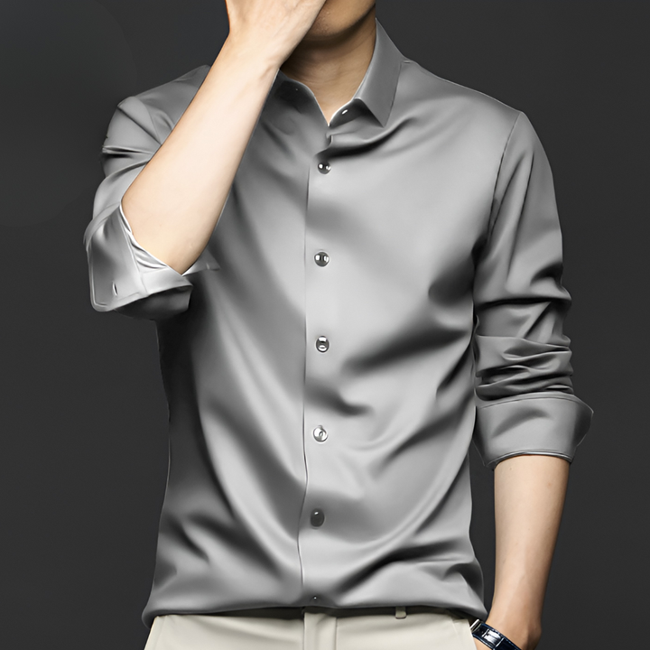 Smartcasual herenoverhemd, strijkvrij en comfortabel. Geschikt voor werk en vrije tijd, altijd netjes.