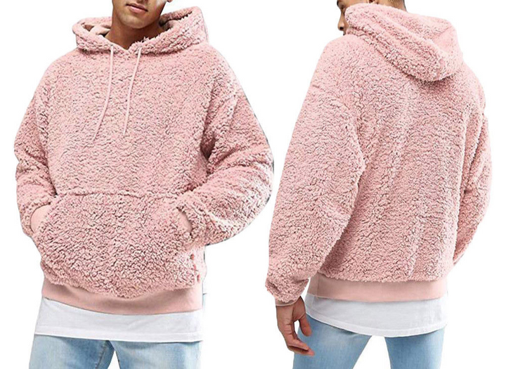Heren winter trui met capuchon. Stijlvolle en warme hoodie voor comfort op koude dagen. Casual heren vest.