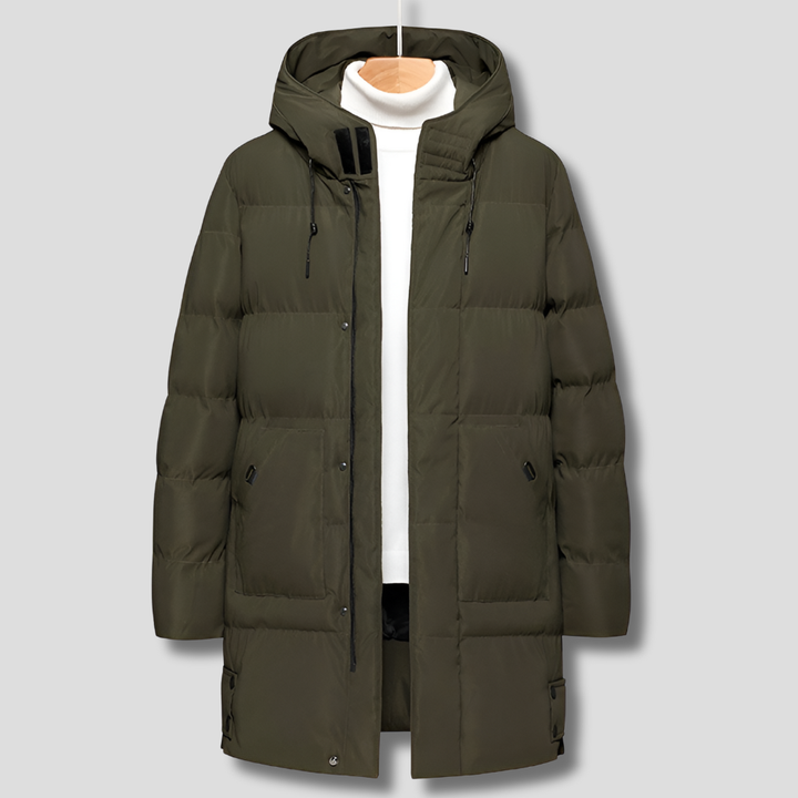 Warme heren winterjas, een trendy parka jas perfect voor de koudste dagen. Comfortabele bovenkleding.