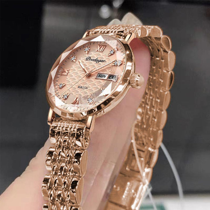 Stijlvol CoolWatch™ dameshorloge met tijdloos design. Trendy accessoire in rosegoud voor elke vrouw.