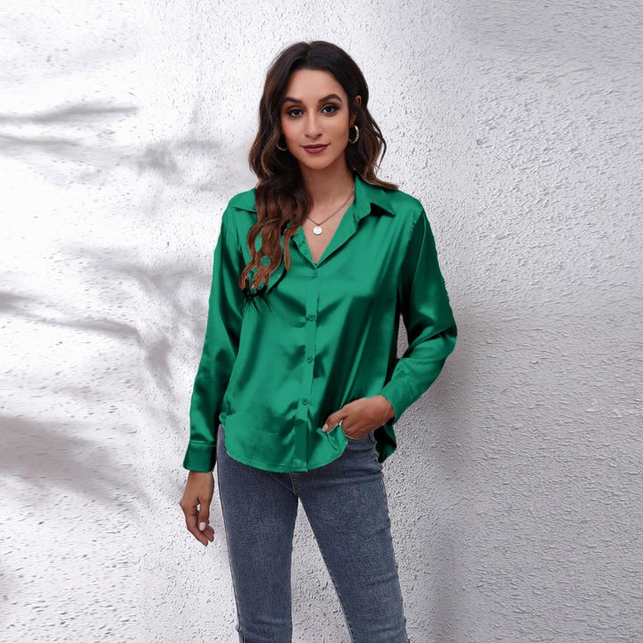 Collectie Dames Shila blouses in diverse kleuren. Elegante, luchtige top met lange mouwen, een modieuze keuze voor zomerkleding.