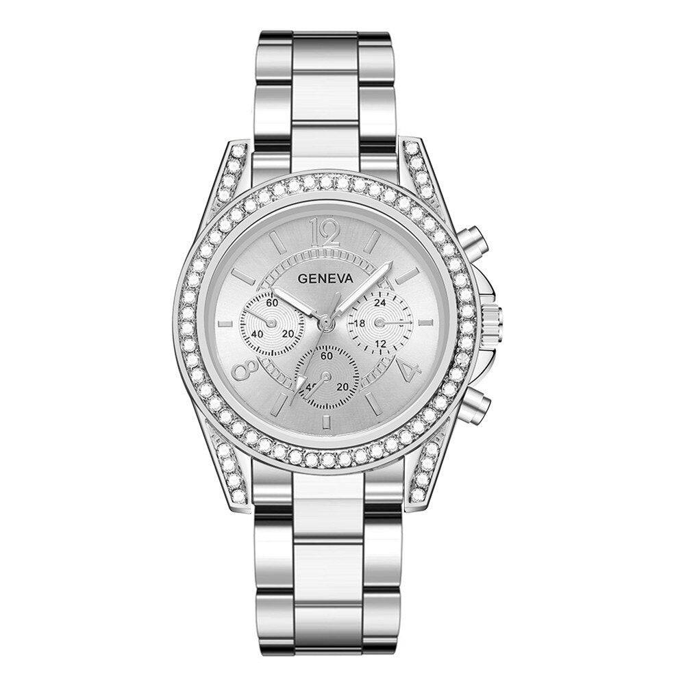 Gouden SlimWatch™ dameshorloge met elegante uitstraling. Stijlvol polshorloge voor de modebewuste vrouw.