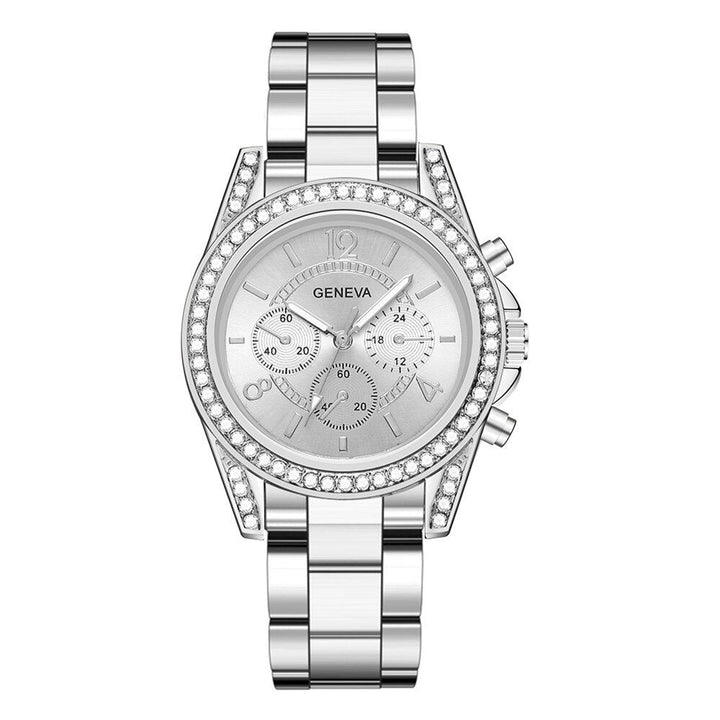 Gouden SlimWatch™ dameshorloge met elegante uitstraling. Stijlvol polshorloge voor de modebewuste vrouw.