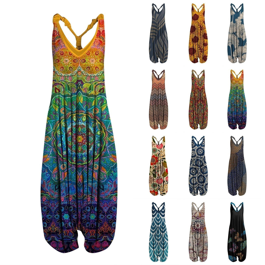Comfortabele losvallende Lina jumpsuit met ruime pasvorm, ideaal voor casual lente- en zomerdagen.