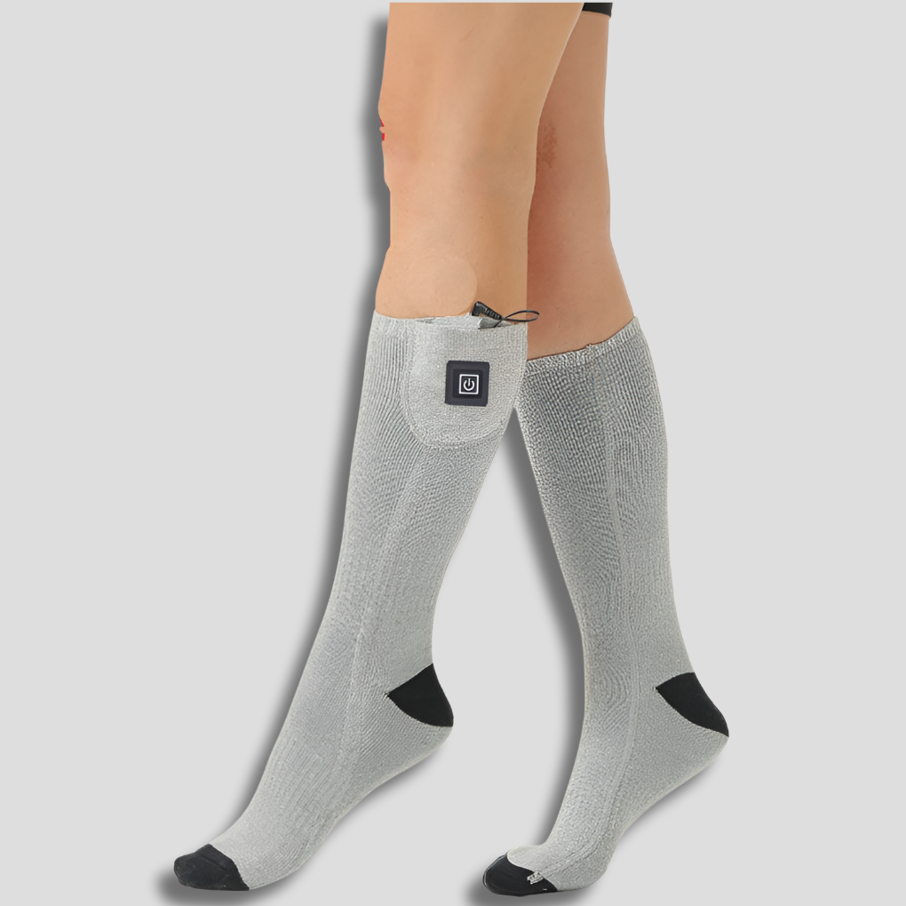 Unisex elektrisch verwarmde sokken voor wintersport en outdoor, bieden thermische warmte en comfort in de winter.