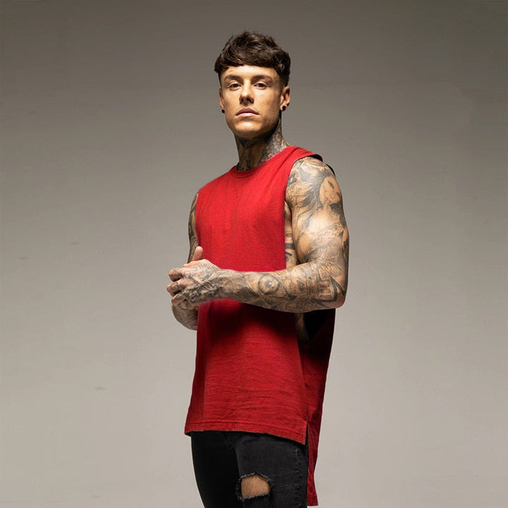 Lichtgewicht Tyga heren tanktop, uitstekende keuze voor gym en warme dagen.