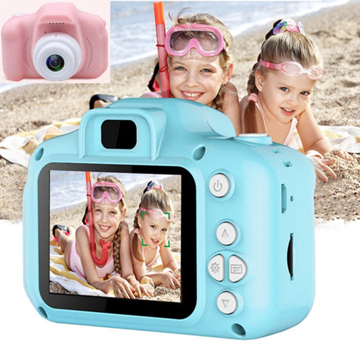 Makkelijk te gebruiken kindercamera voor de jonge fotograaf. Met HD video en interactieve games voor kinderen.