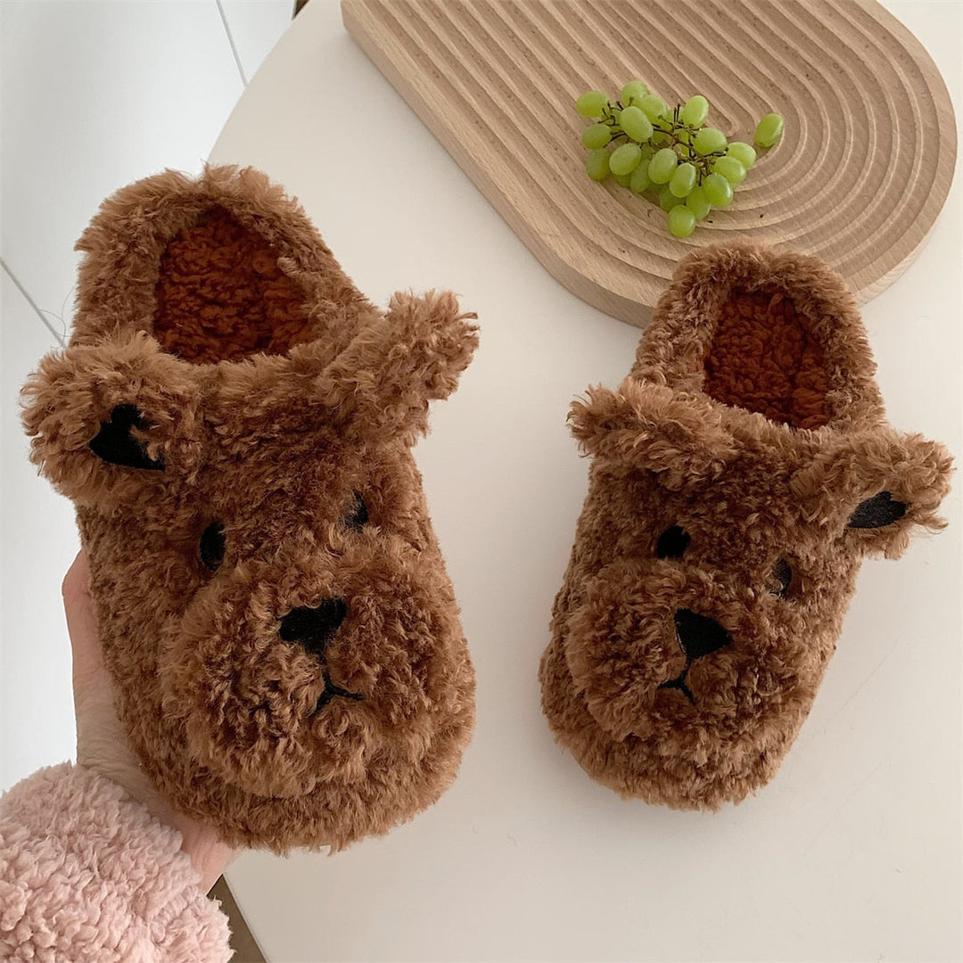 Antislip dieren pantoffels. Fluffy, super zacht en warm. Comfortabele unisex sloffen voor thuis.