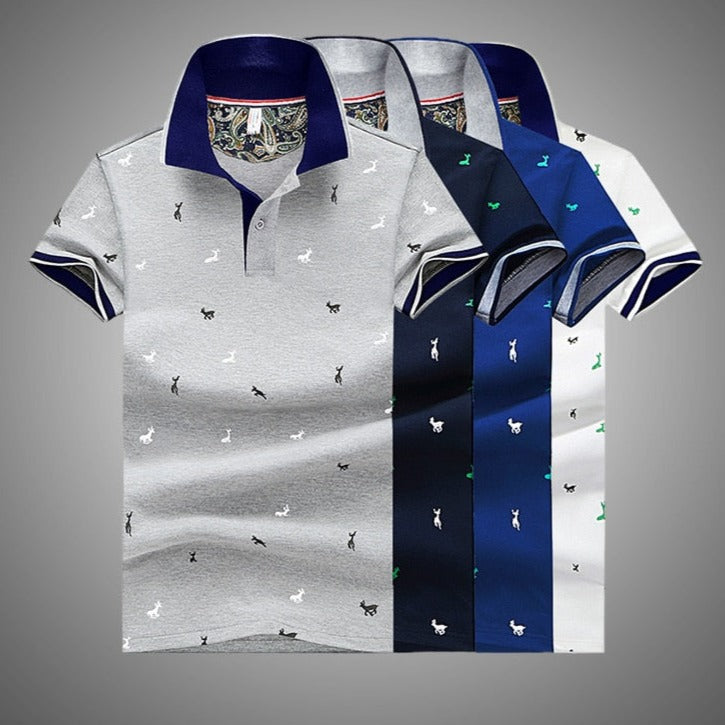 Heren casual slim fit polo, comfortabel & stijlvol, perfect voor elke dag. Mannenmode zomer shirt.