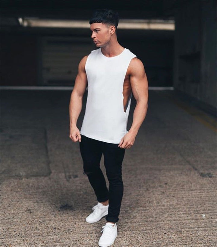 Ademende Tyga heren tanktop, essentiële sportkleding voor gym en fitness.