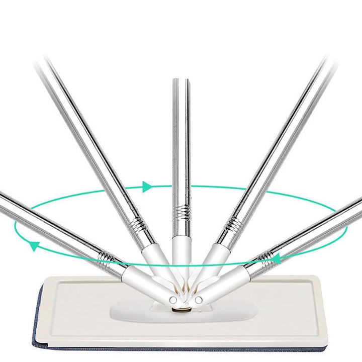 Zelfreinigende dweilset met geïntegreerd spoel- en wringsysteem voor hygiënisch vloeronderhoud.