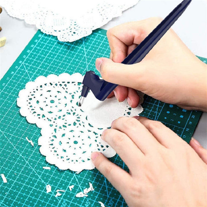 Ergonomisch precisie snijgereedschap voor hobby, DIY en modelbouw met 360° roterend mes.