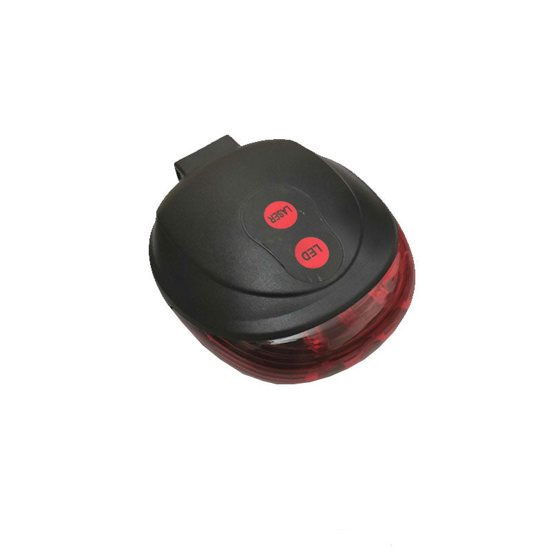 Compact rood laser achterlicht, een onmisbaar accessoire voor elke fiets voor extra zichtbaarheid en veiligheid.