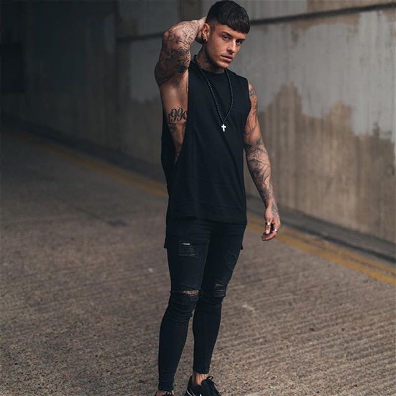Sportieve Tyga heren tanktop, ideaal voor trainingen, modieuze sportkleding.