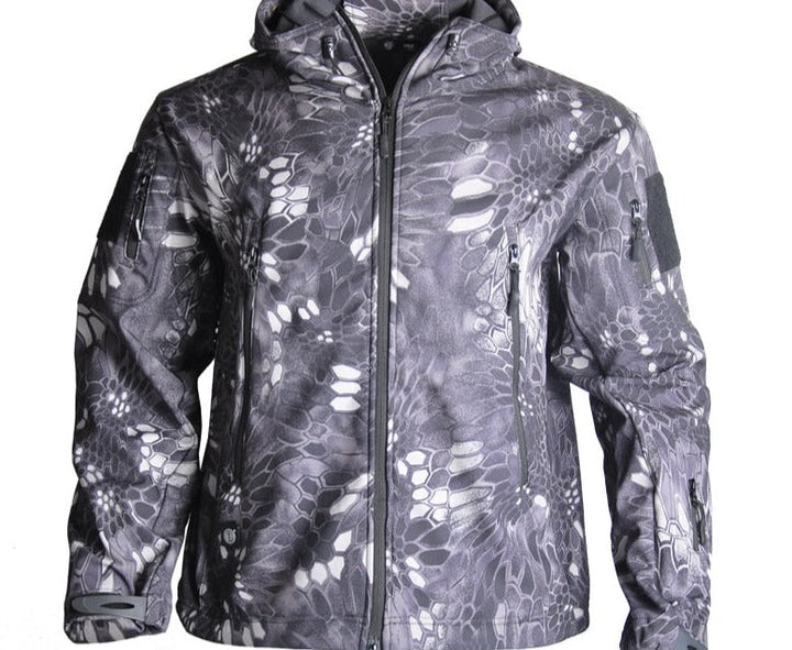 Stoere army herenjas, camouflage design, ideaal als wind- en waterdicht najaarsjack. Casual mode.