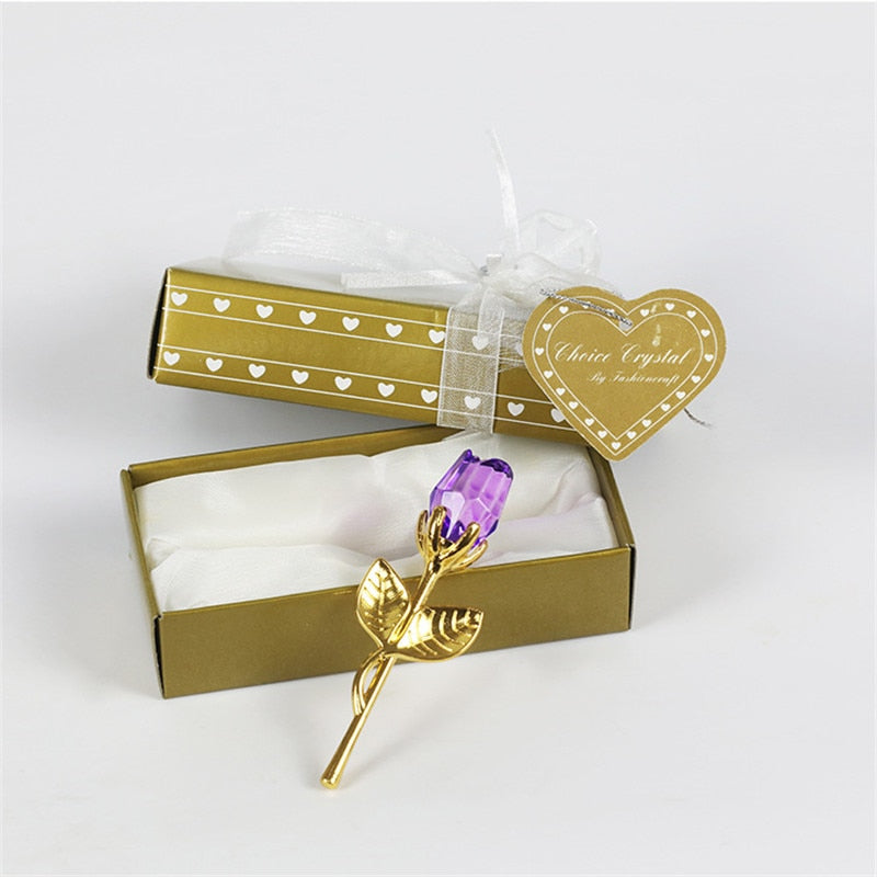 Perfect Valentijnscadeau: glazen roos voor dames in luxe geschenkdoos, een teken van liefde.