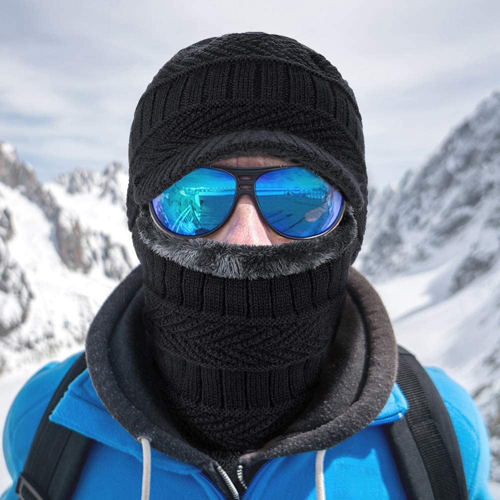 Allround bescherming met deze thermische wintermuts en halswarmer.