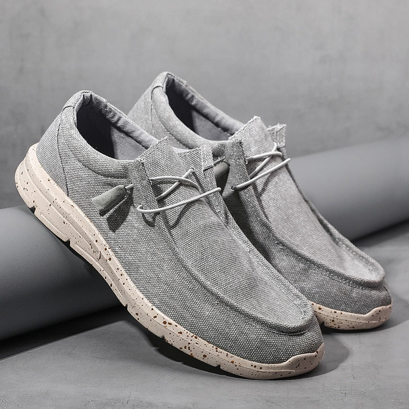 Ademende dames casual schoenen in grijs, comfortabel voor dagelijks gebruik.