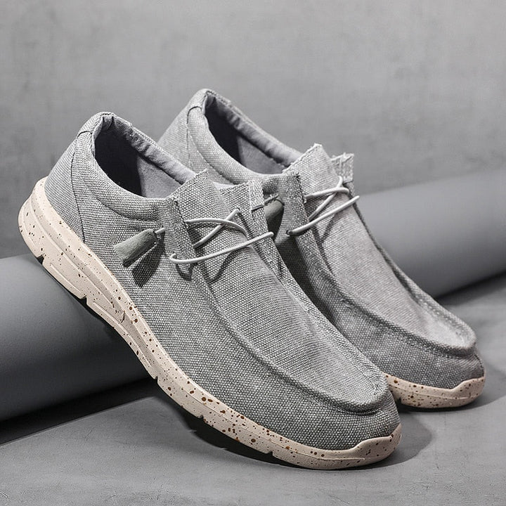 Ademende dames casual schoenen in grijs, comfortabel voor dagelijks gebruik.