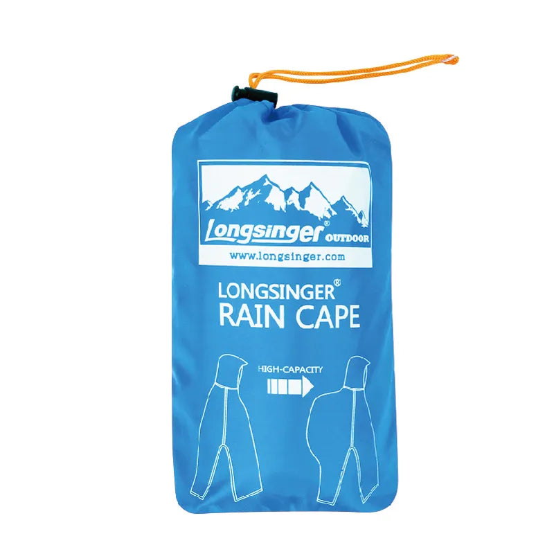 Herbruikbare, waterdichte regenponcho, lichtgewicht en duurzaam voor elke outdoor activiteit.