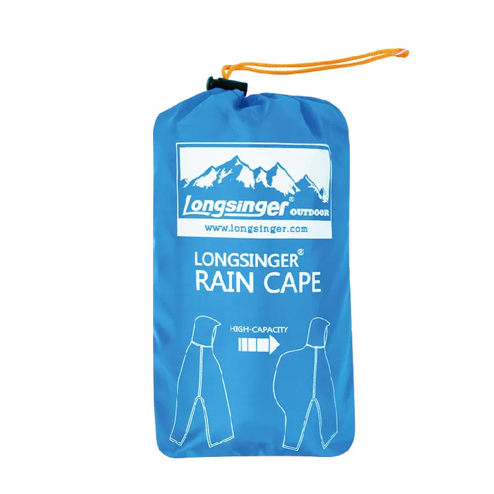 Herbruikbare, waterdichte regenponcho, lichtgewicht en duurzaam voor elke outdoor activiteit.