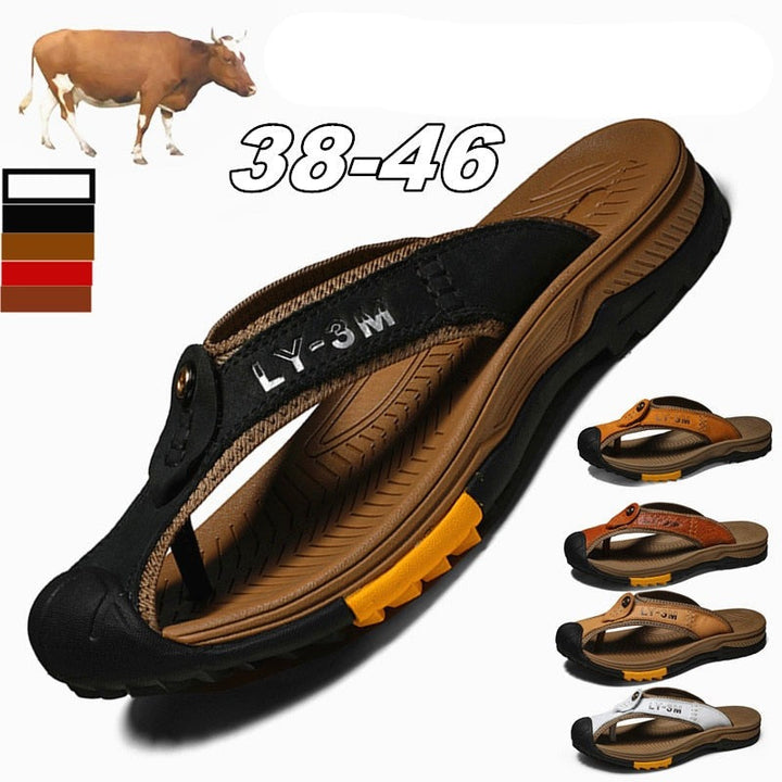 Heren sandalen met comfortabel voetbed, ideaal voor strand en zomerse vakanties.