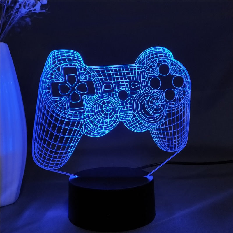 Maak je game setup compleet met deze sfeervolle LED gaming nachtlamp en unieke flair.