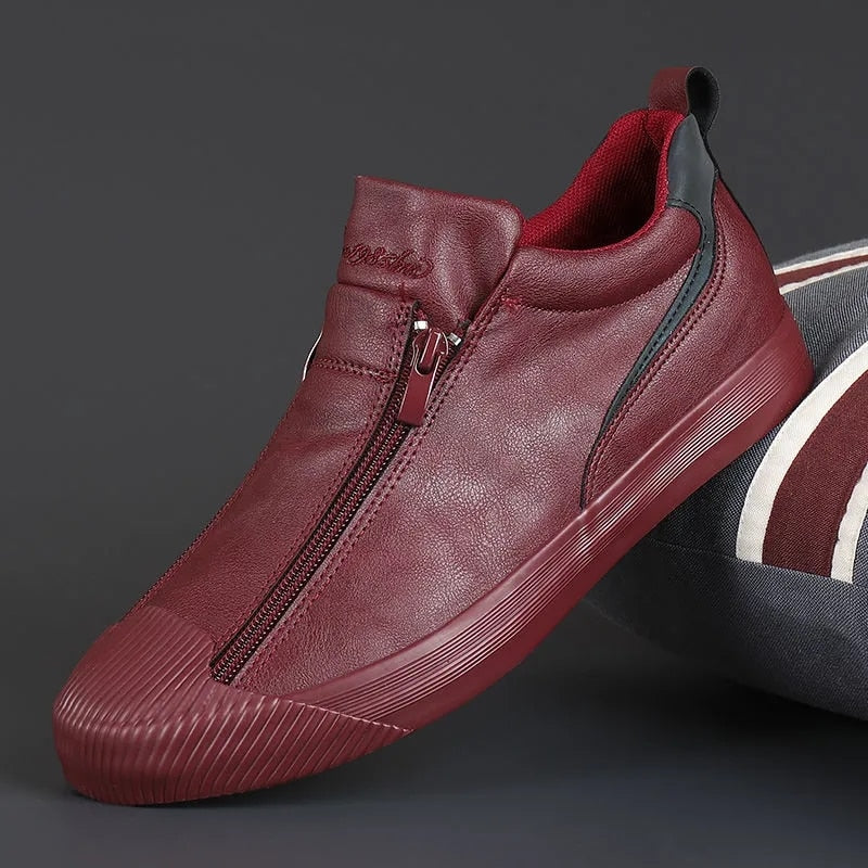 Veelzijdige heren sneakers Noah, comfortabele rits schoenen voor dagelijks gebruik en heren mode.